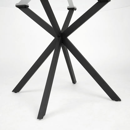 Ivanna Black Dining Table - Ella and Ross Furniture