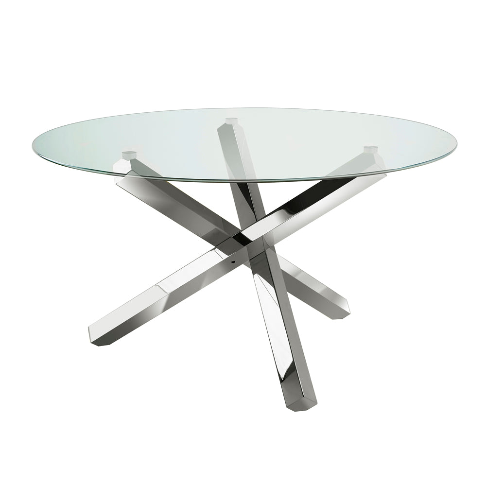 Jasper Silver Dining Table - Ella and Ross Furniture