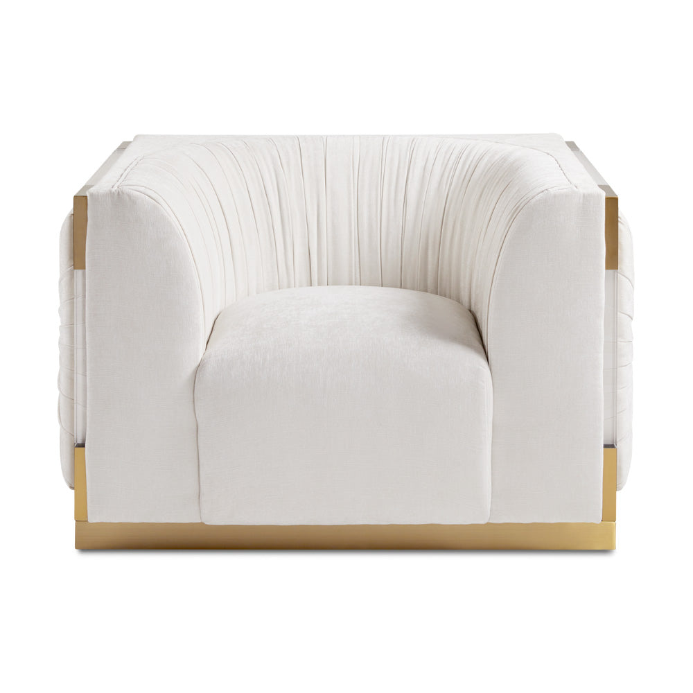 Julius Gold Accent Chair - Ella and Ross Furniture