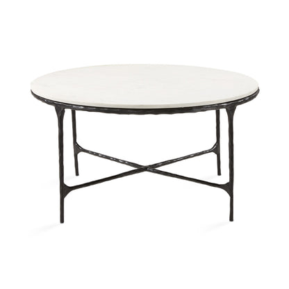 Kali Marble Coffee Table - Black - Ella and Ross Furniture