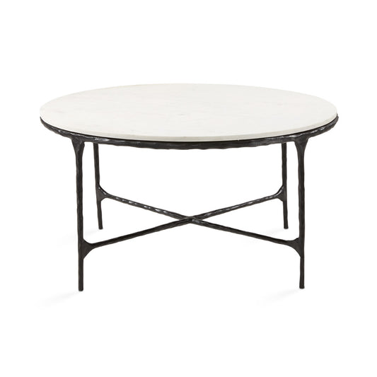 Kali Marble Coffee Table - Black - Ella and Ross Furniture