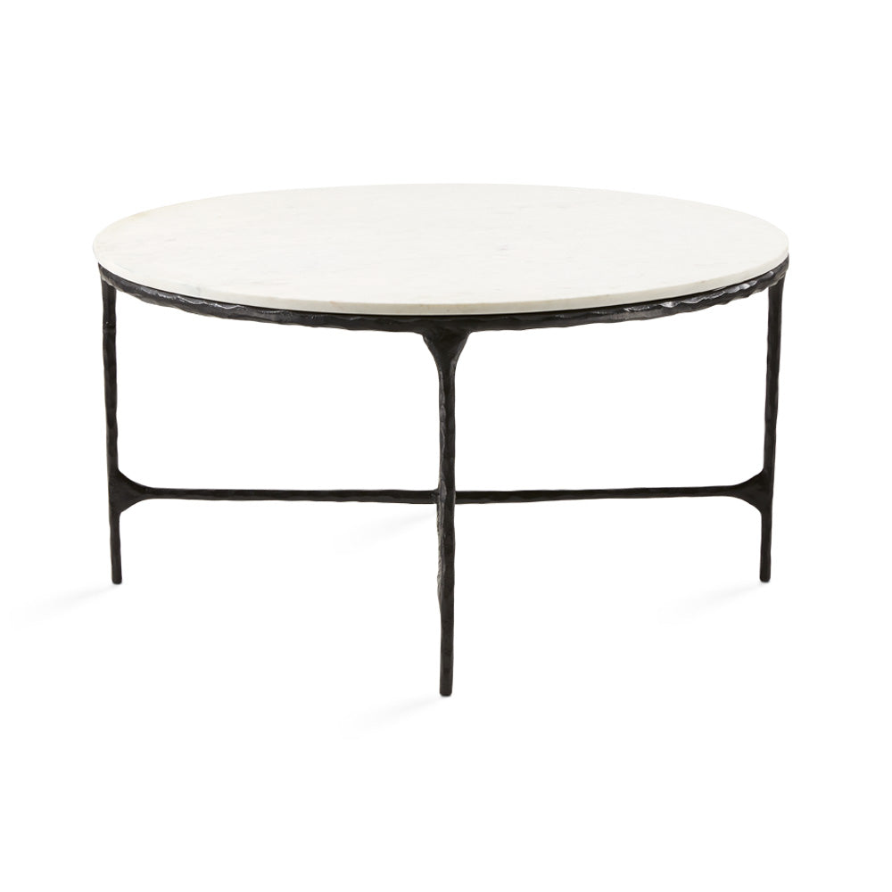 Kali Marble Coffee Table - Black - Ella and Ross Furniture