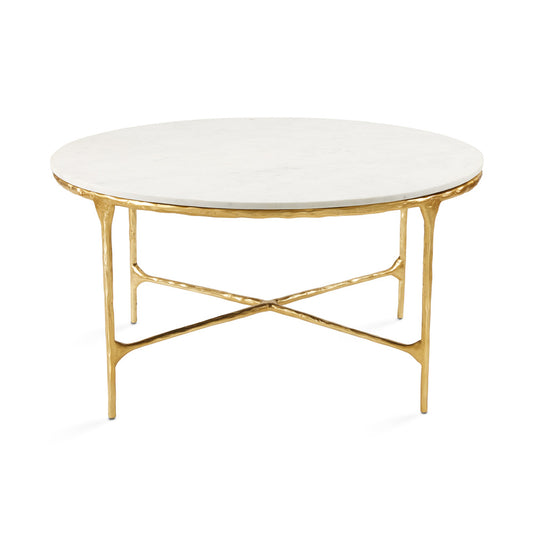 Kali Marble Coffee Table - Gold