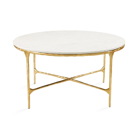 Kali Marble Coffee Table - Gold - Ella and Ross Furniture