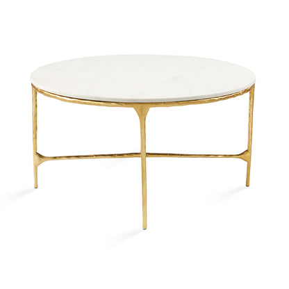Kali Marble Coffee Table - Gold - Ella and Ross Furniture