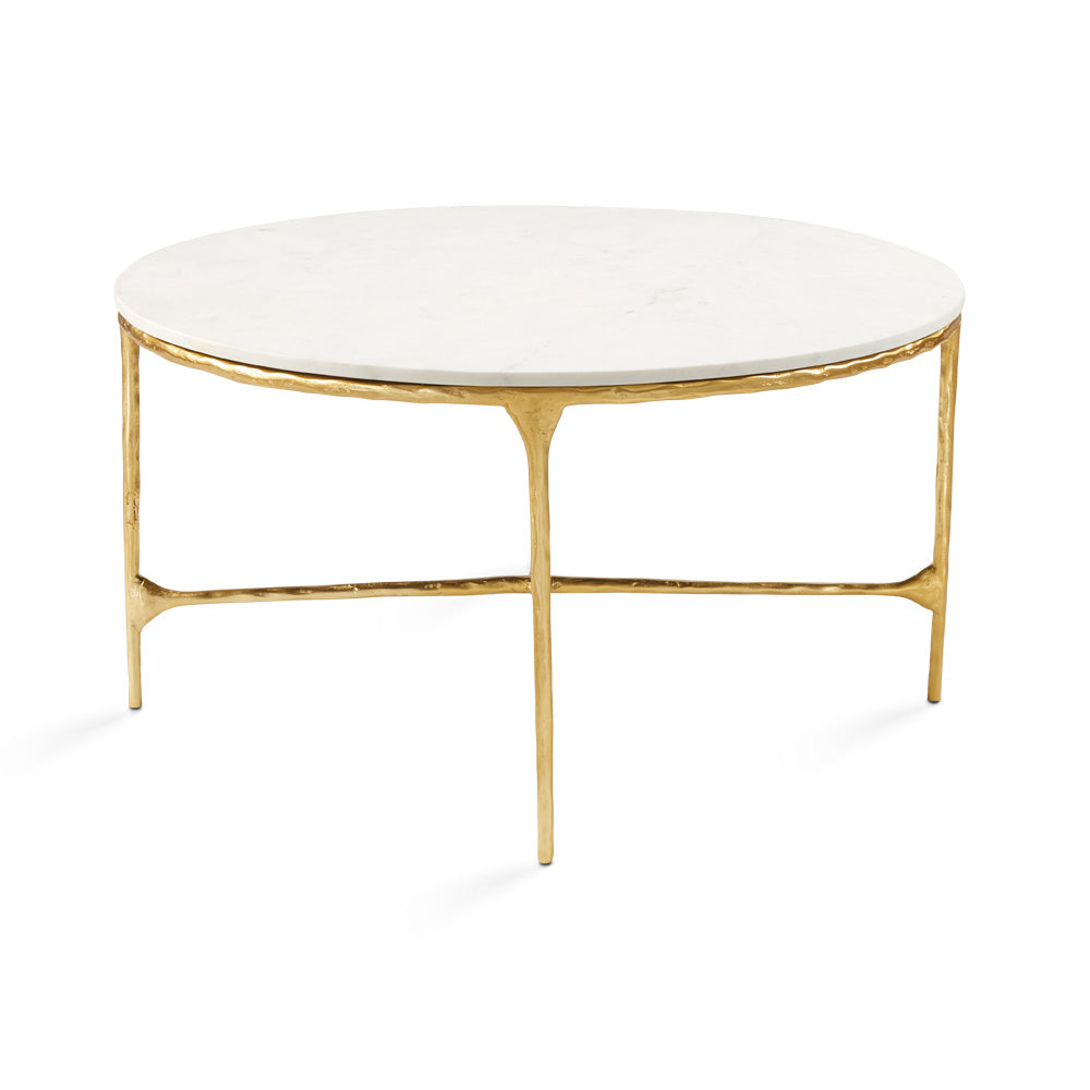 Kali Marble Coffee Table - Gold - Ella and Ross Furniture