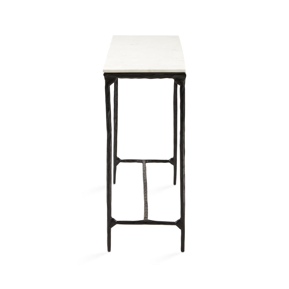 Kali Marble Console Table - Black - Ella and Ross Furniture