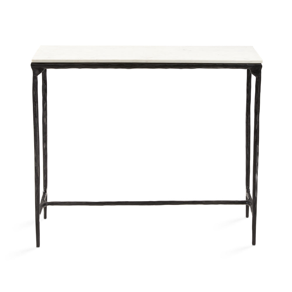 Kali Marble Console Table - Black - Ella and Ross Furniture