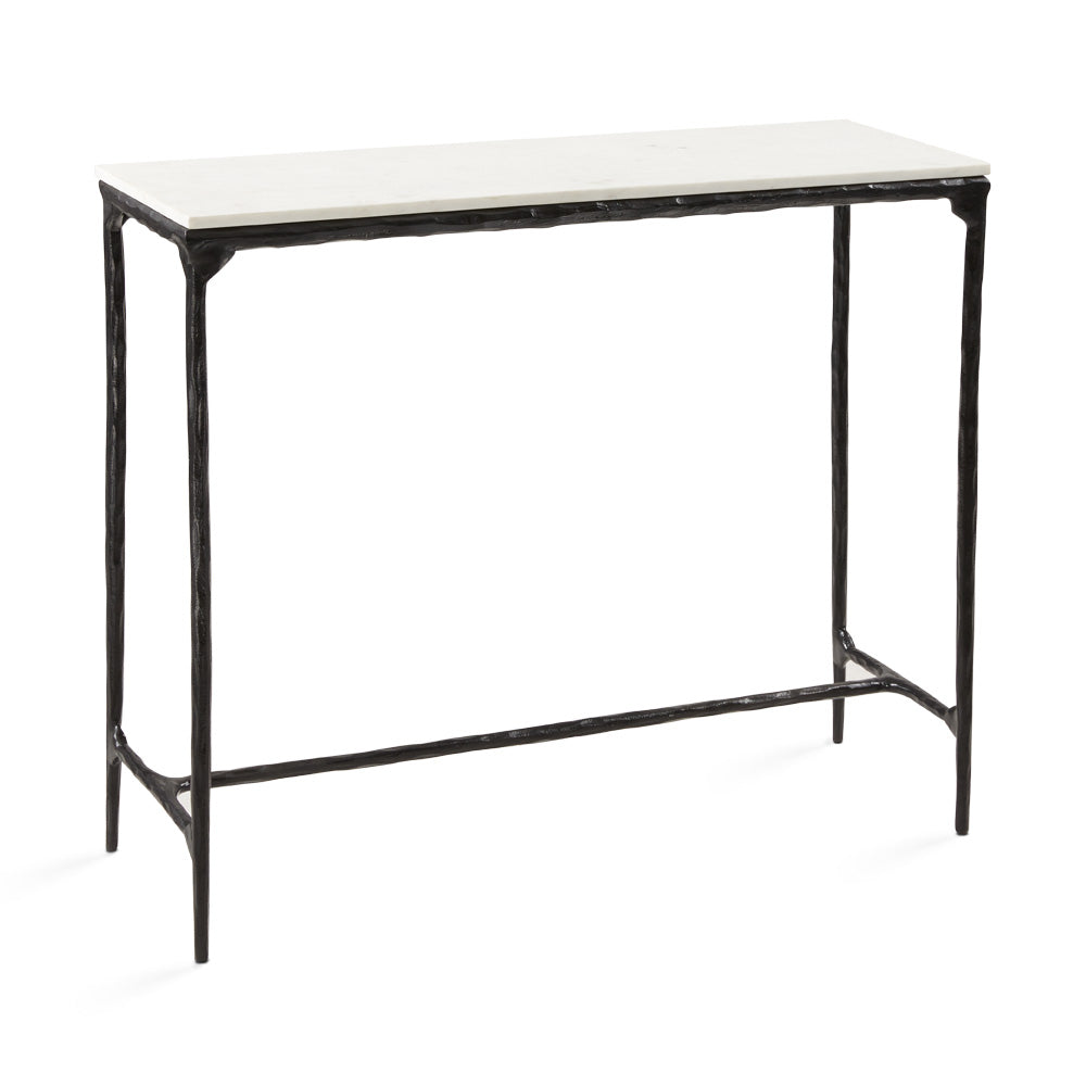 Kali Marble Console Table - Black - Ella and Ross Furniture