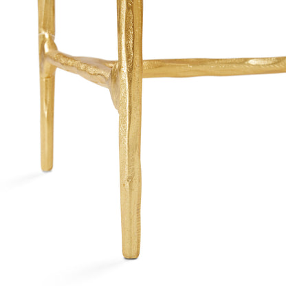 Kali Marble Console Table - Gold - Ella and Ross Furniture