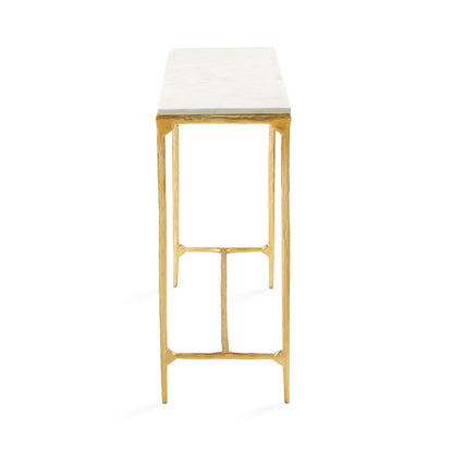 Kali Marble Console Table - Gold - Ella and Ross Furniture