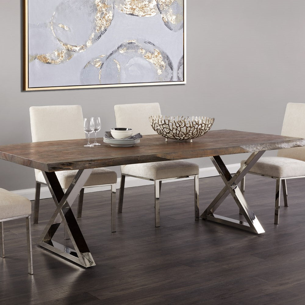 Jako Organic Live Edge Dining Table - 94" - Ella and Ross Furniture