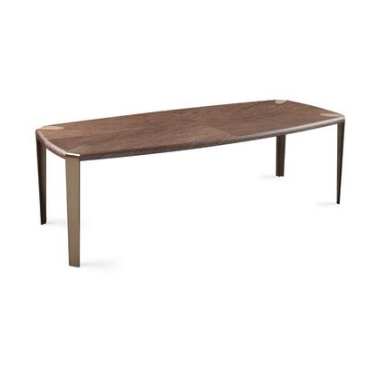 Melody Dining Table Brushed Bronze Steel - Ella and Ross Furniture
