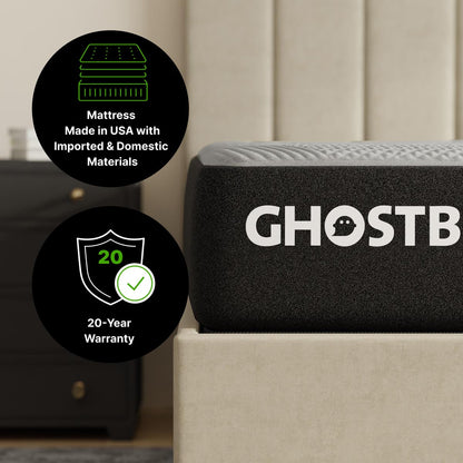 GhostBed Essential 11" Foam Mattress - Ella and Ross Furniture
