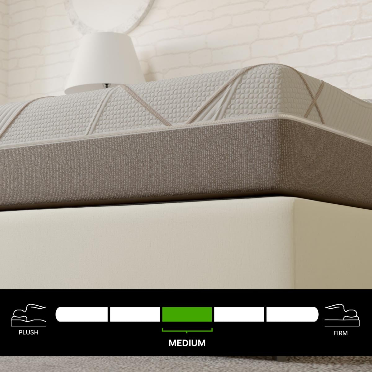 GhostBed 12" Massage Foam Mattress - Ella and Ross Furniture