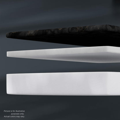 GhostBed 12" Aurora Foam Medium Firm Mattress - Ella and Ross Furniture
