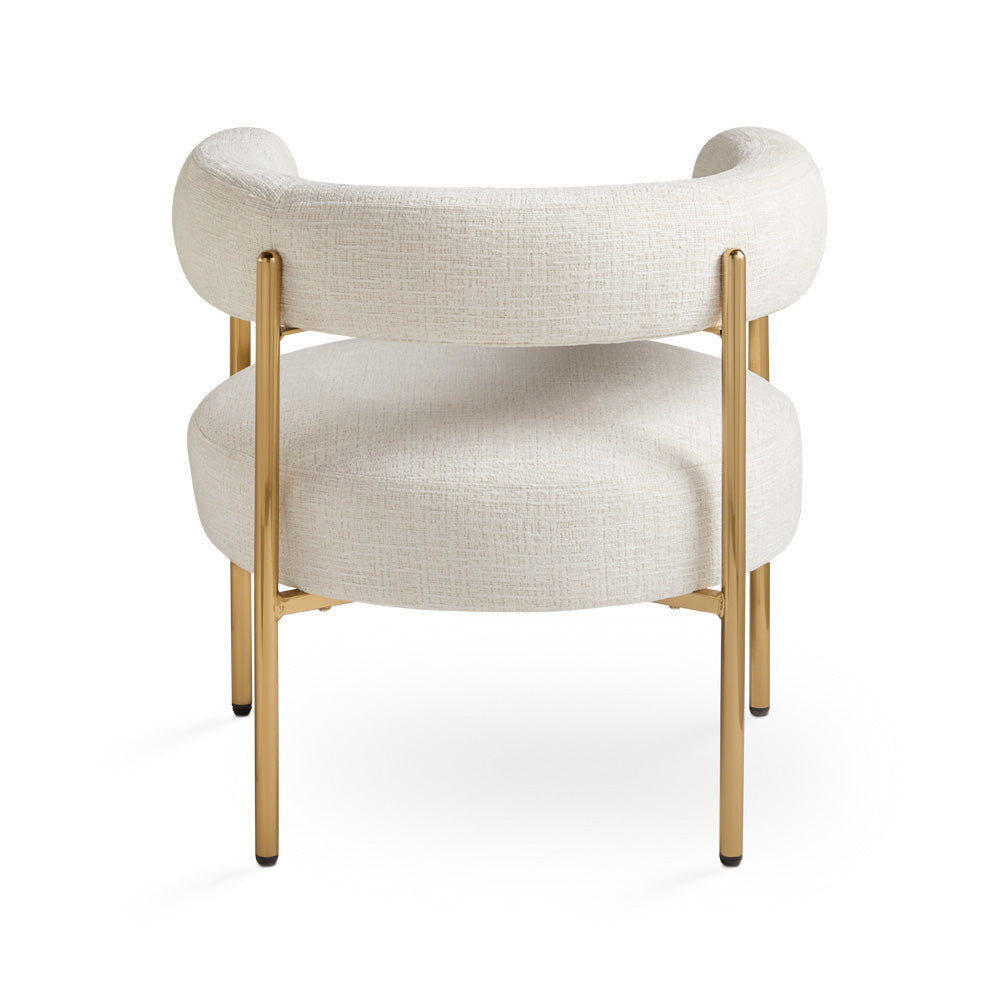 Melrose Accent Chair Ivory - Ella and Ross Furniture