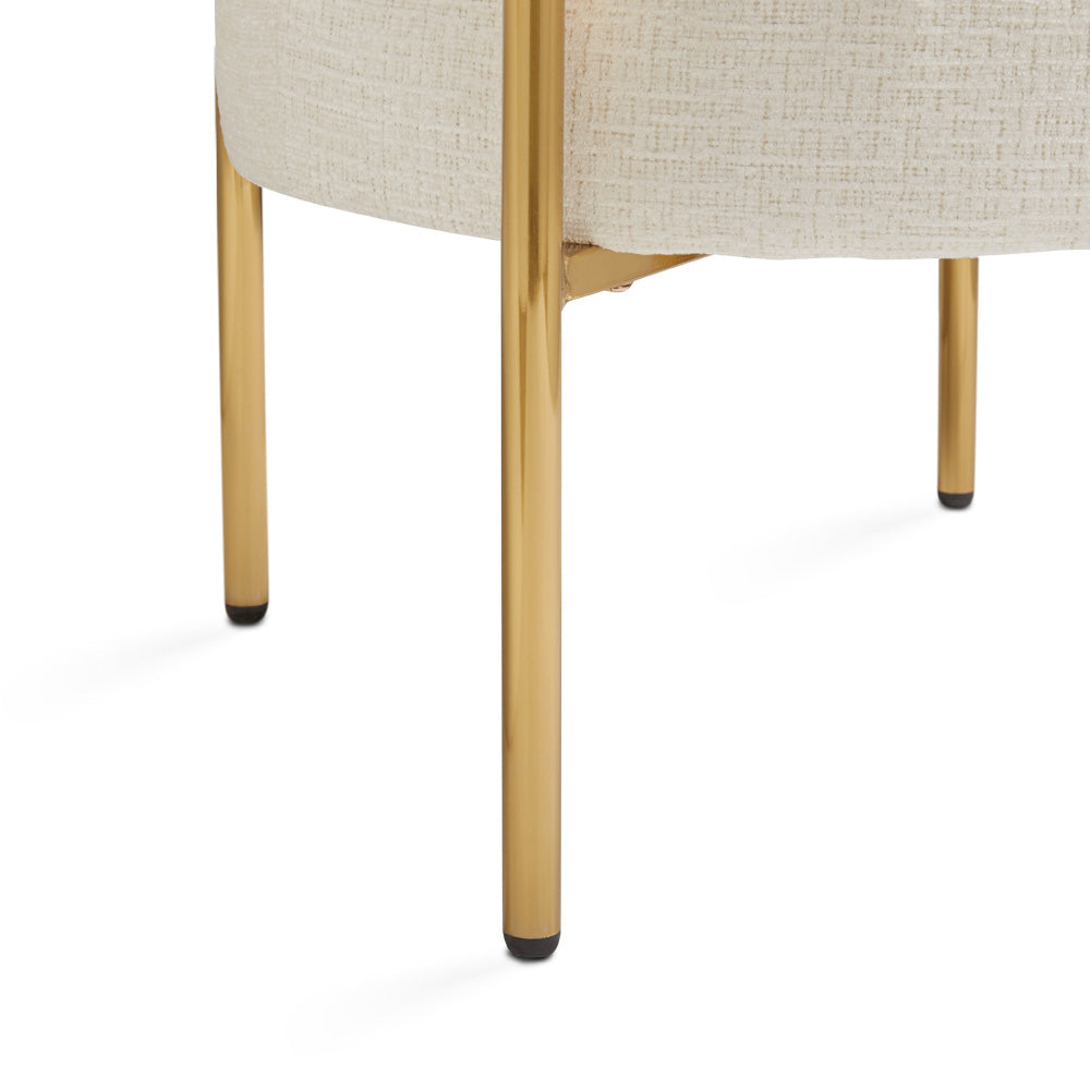 Melrose Accent Chair Ivory - Ella and Ross Furniture