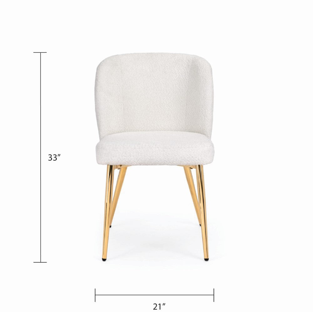 Marcel Dining Chair - Gold.