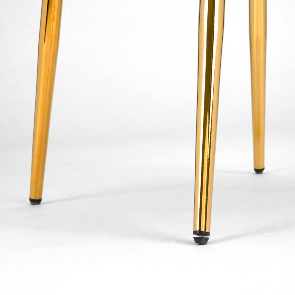 Marcel Dining Chair - Gold.