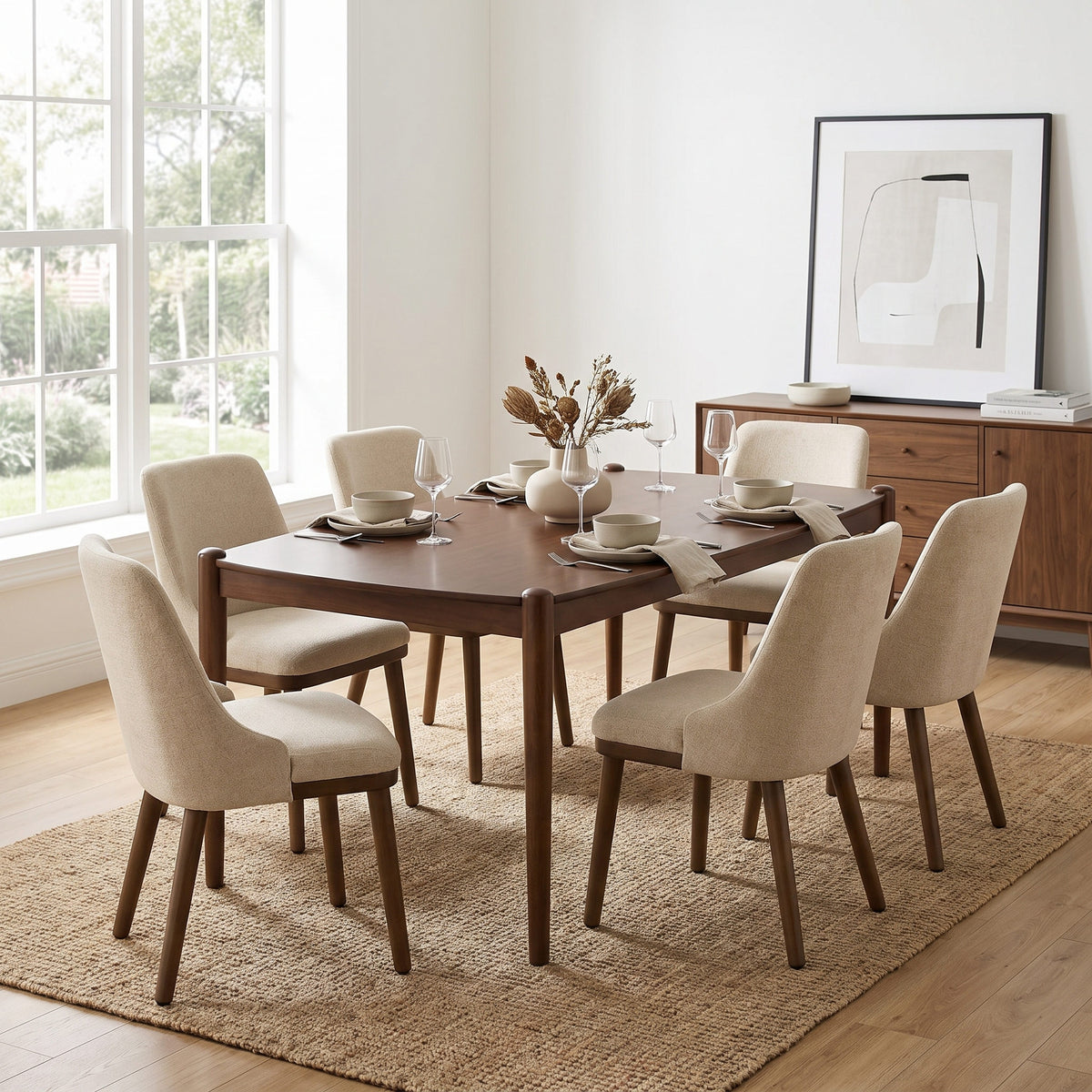 Monica Dining Table - Walnut