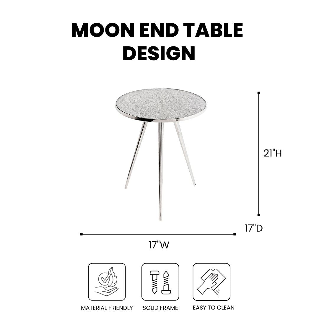 Moon End Table - Ella and Ross Furniture