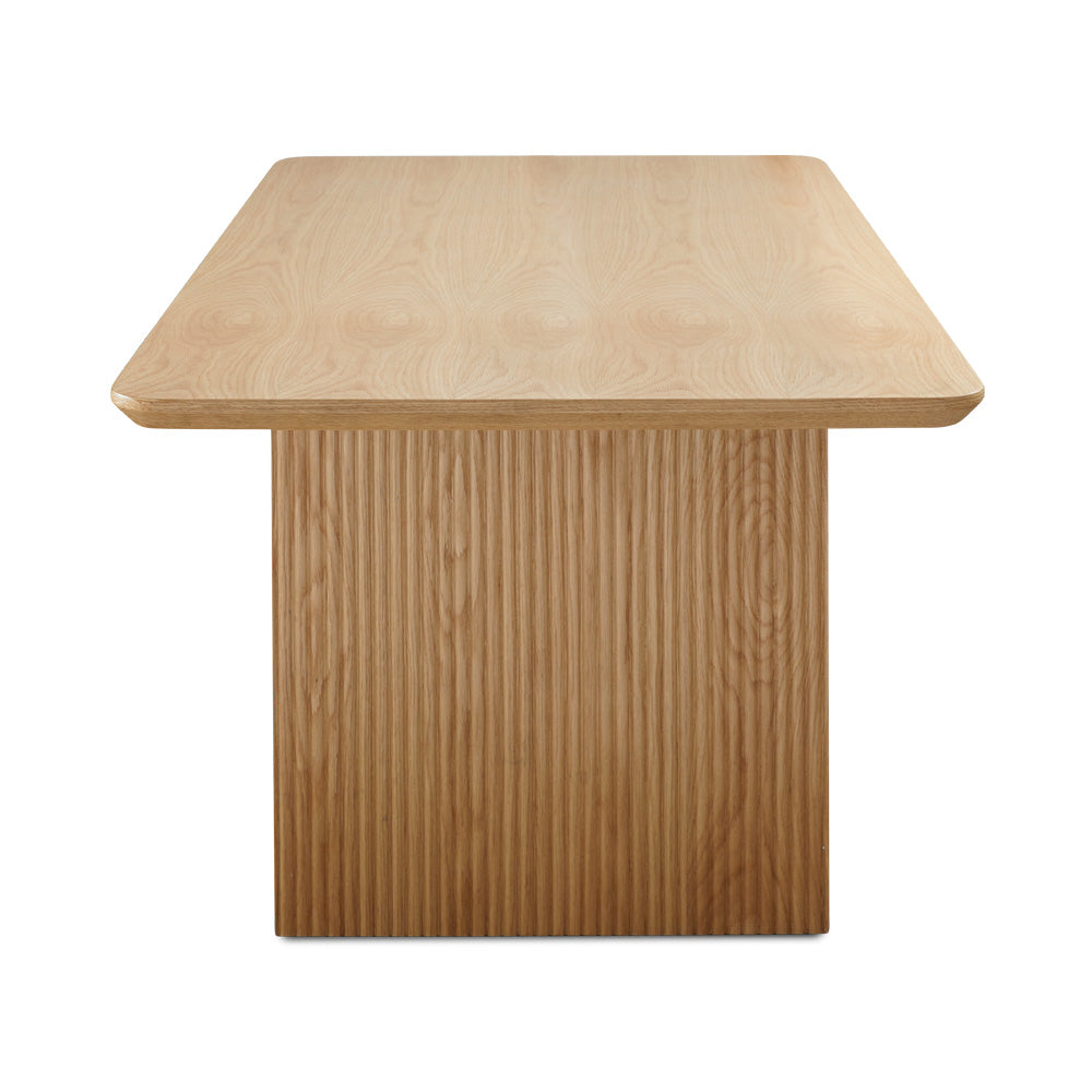 Oak Veneer Dining Table - Ella and Ross Furniture