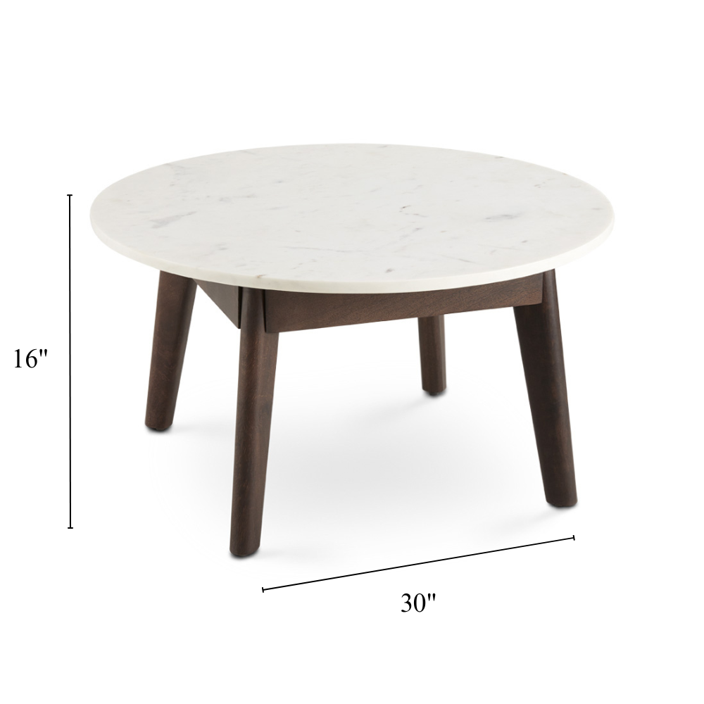 Oberlin Marble Coffee Table - Ella and Ross Furniture