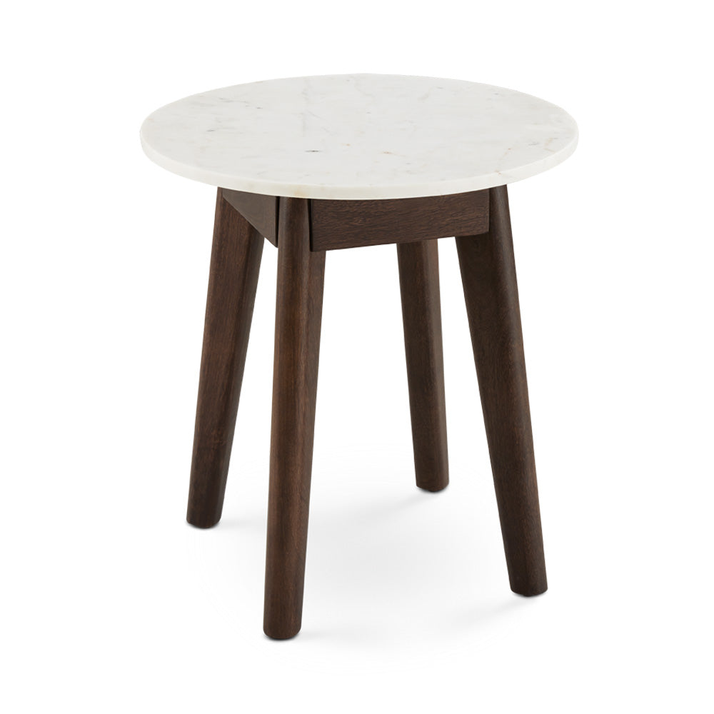 Oberlin Marble End Table - Ella and Ross Furniture