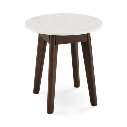 Oberlin Marble End Table - Ella and Ross Furniture