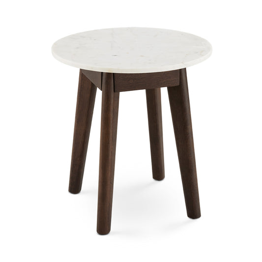 Oberlin Marble End Table - Ella and Ross Furniture