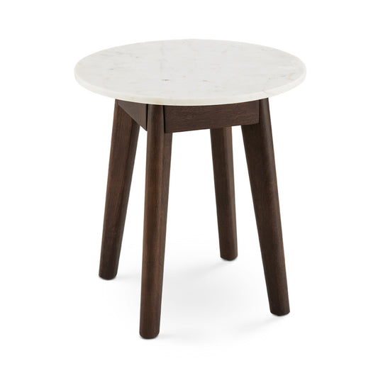 Oberlin Marble End Table - Ella and Ross Furniture