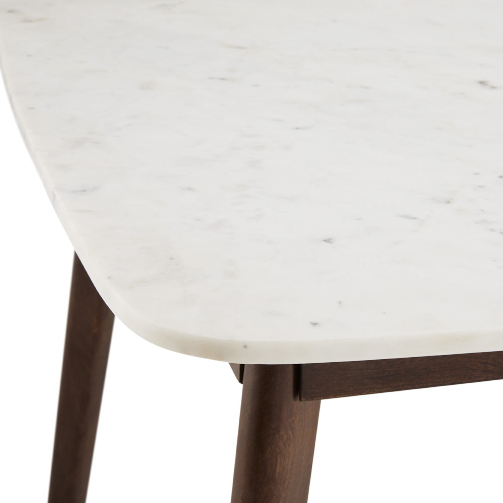 Oberlin Marble Sqaure Dining Table - Ella and Ross Furniture