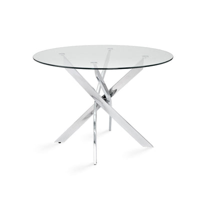 Olen Silver Dining Table - Ella and Ross Furniture
