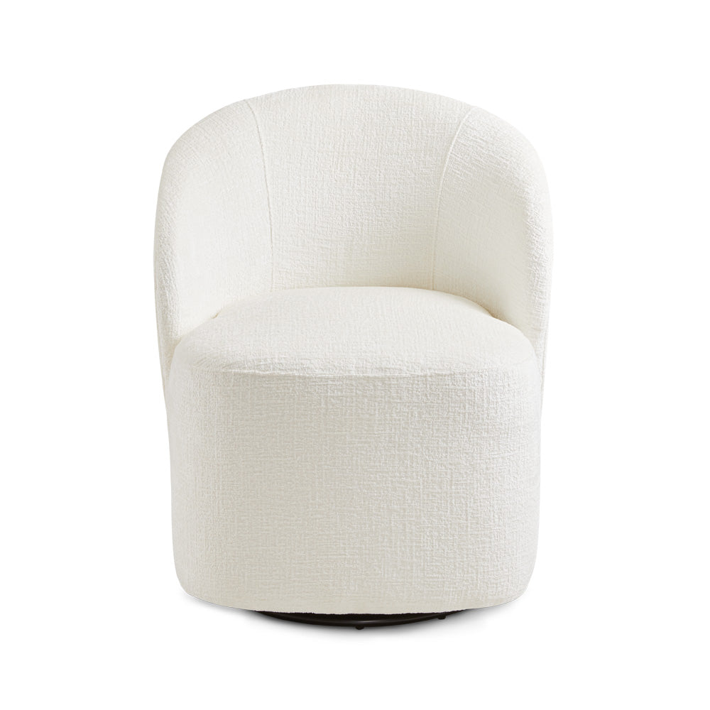 Ollie Swivel Accent Chair | C-curve Design