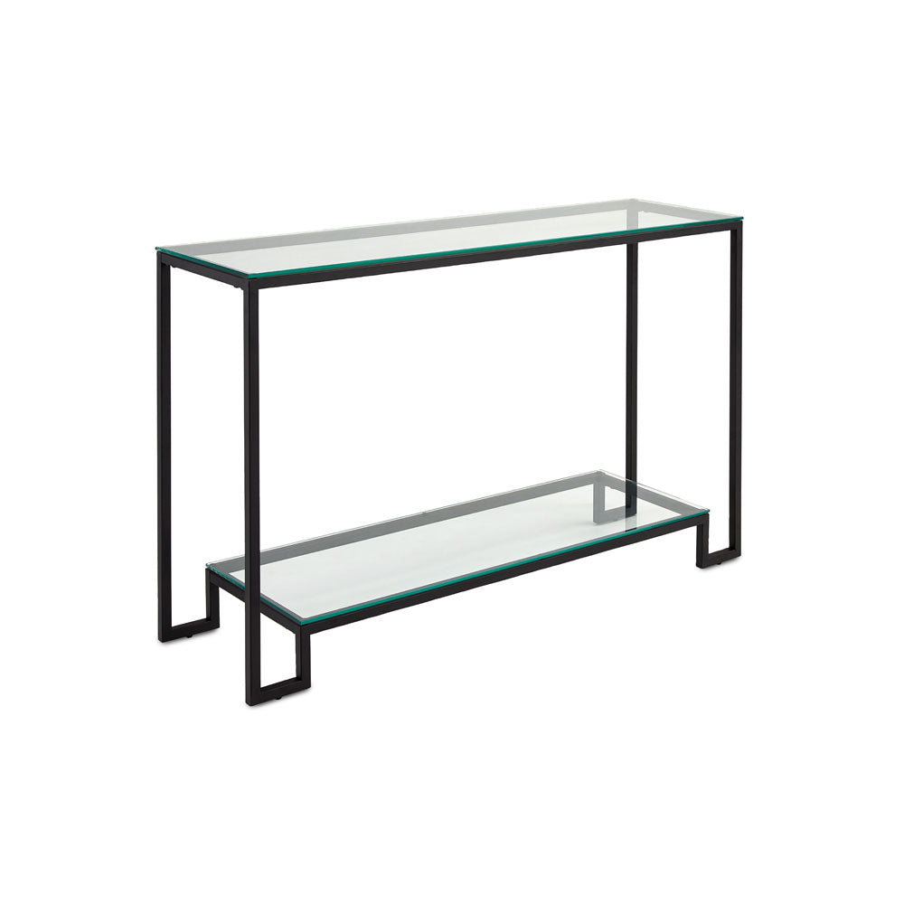 Oslo Black Console Table - Ella and Ross Furniture