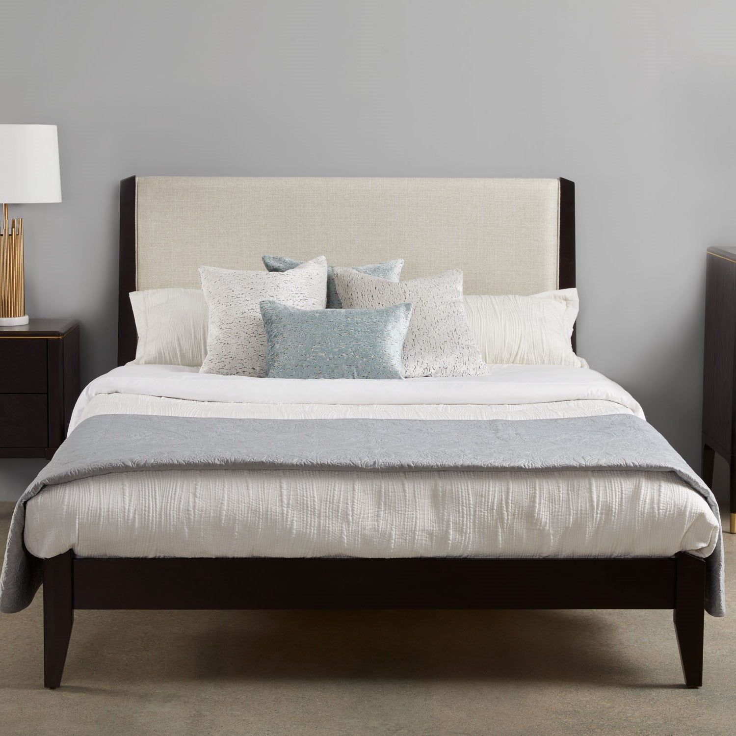 Palma Ash Wood Bed - Ella and Ross Furniture