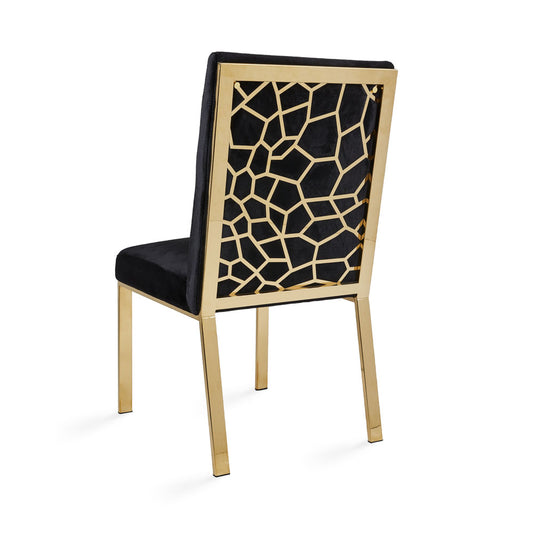 Parana Dining Chair - Gold - Ella and Ross Furniture