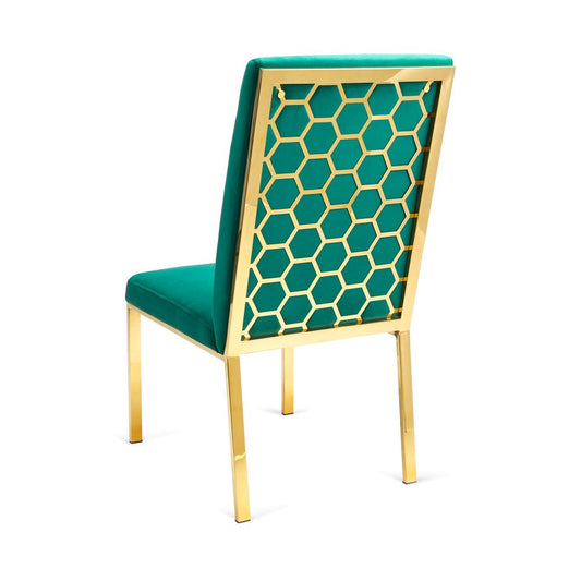 Roxanne Dining Chair - Emerald Green - Ella and Ross Furniture
