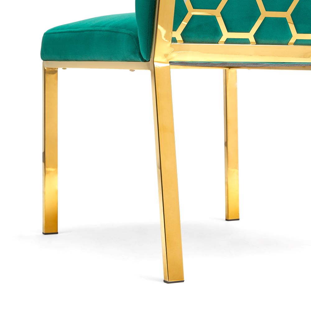 Roxanne Dining Chair - Emerald Green - Ella and Ross Furniture