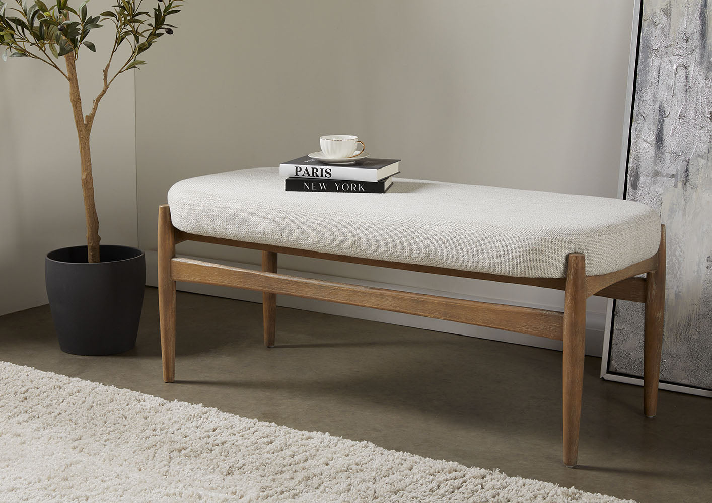 Selena Bench - 48.5" - Ella and Ross Furniture