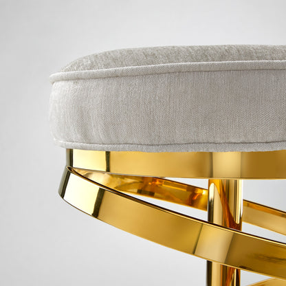 Sterling Gold Counter Stool - Ella and Ross Furniture