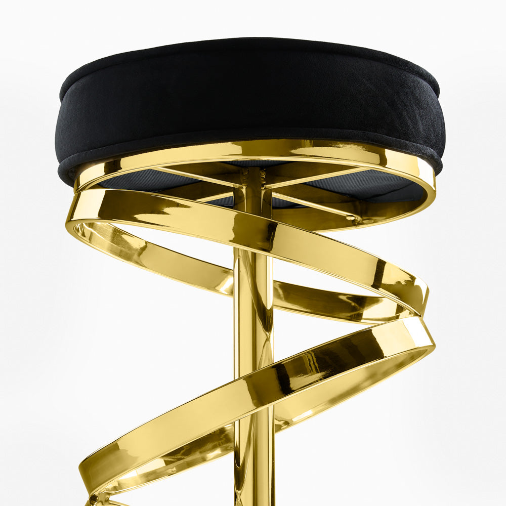 Sterling Gold Counter Stool - Ella and Ross Furniture