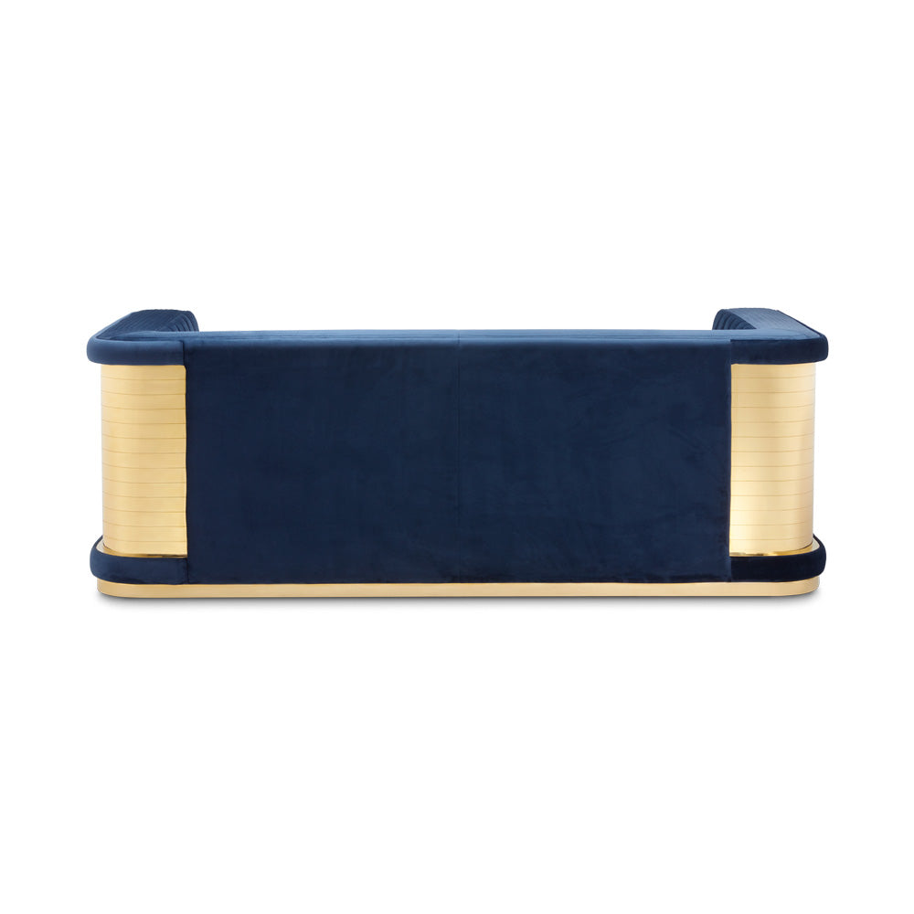 Tova Blue Velvet Sofa - Ella and Ross Furniture