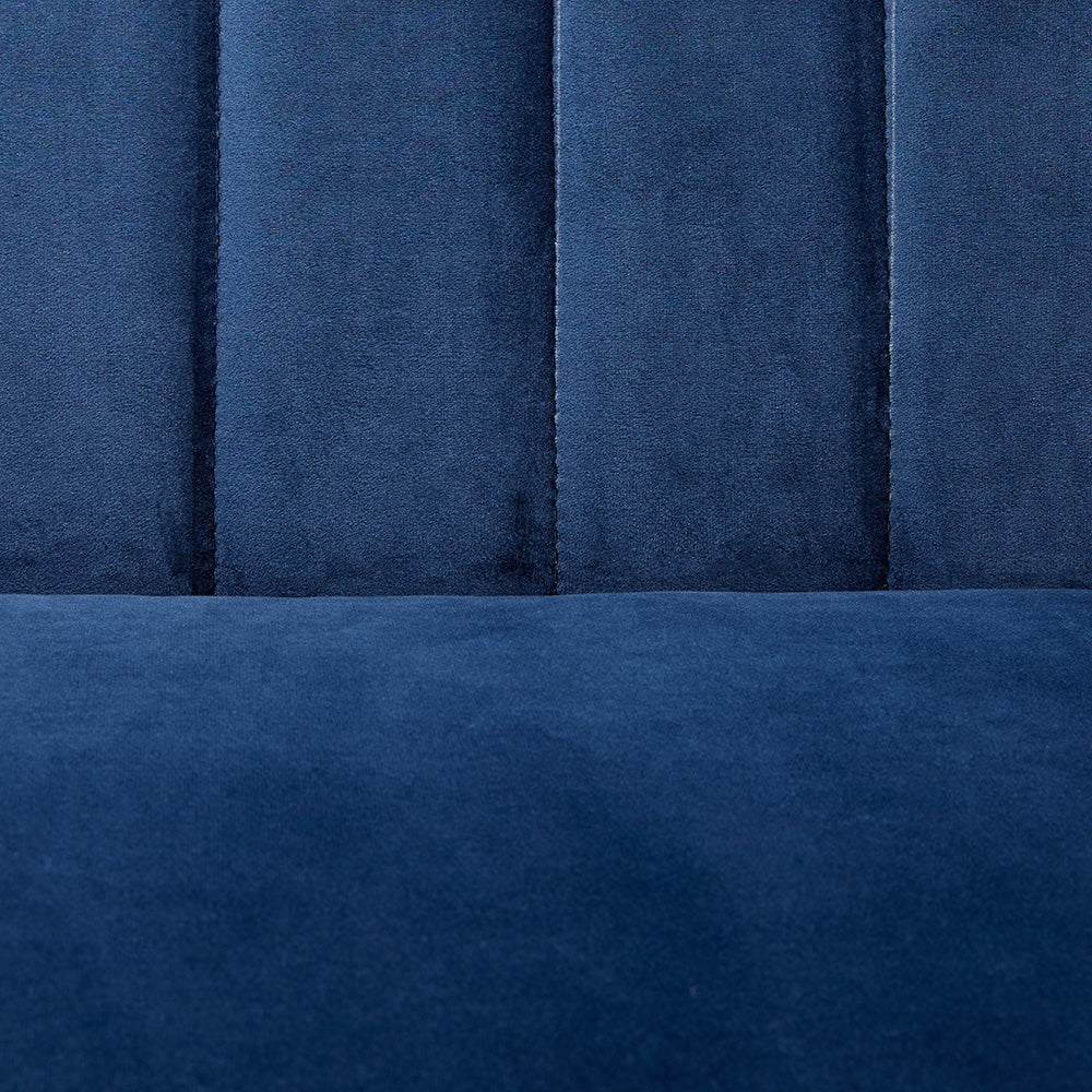 Tova Blue Velvet Sofa - Ella and Ross Furniture