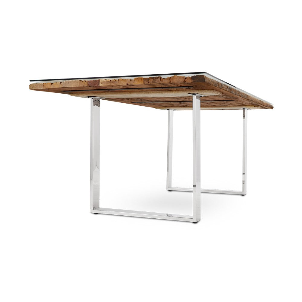 Utica Organic Railwood Dining Table.