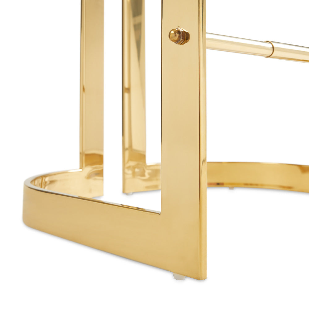 Vara Gold Counter Stool - Ella and Ross Furniture