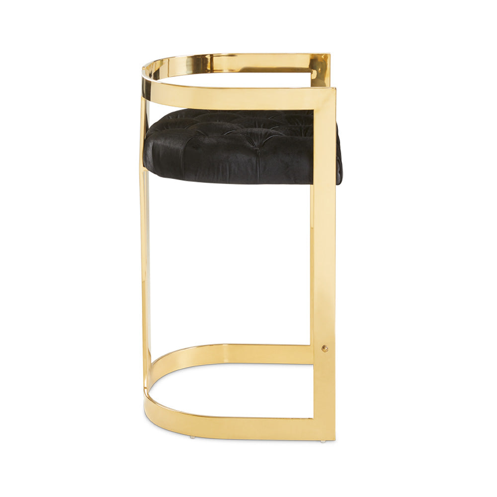 Vara Gold Counter Stool - Ella and Ross Furniture