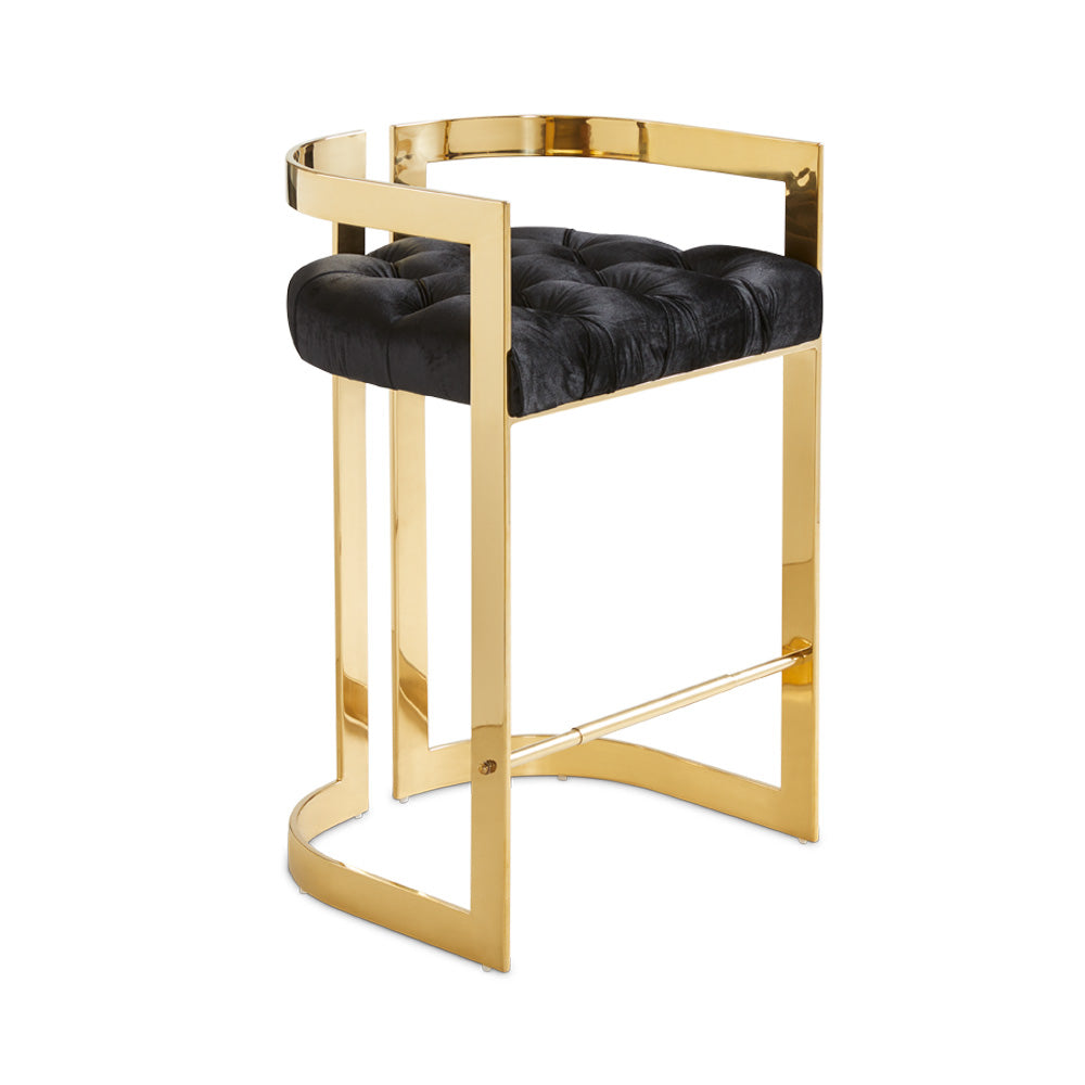 Vara Gold Counter Stool - Ella and Ross Furniture