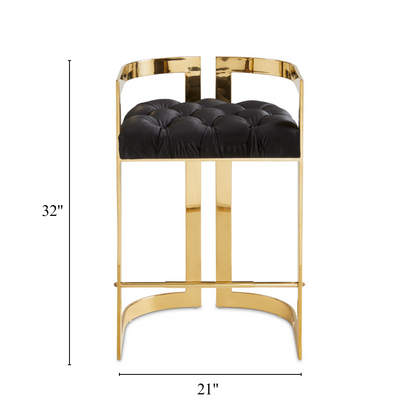 Vara Gold Counter Stool - Ella and Ross Furniture